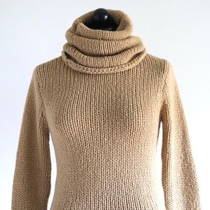 DKNY Wool Chunky Knit Turtleneck